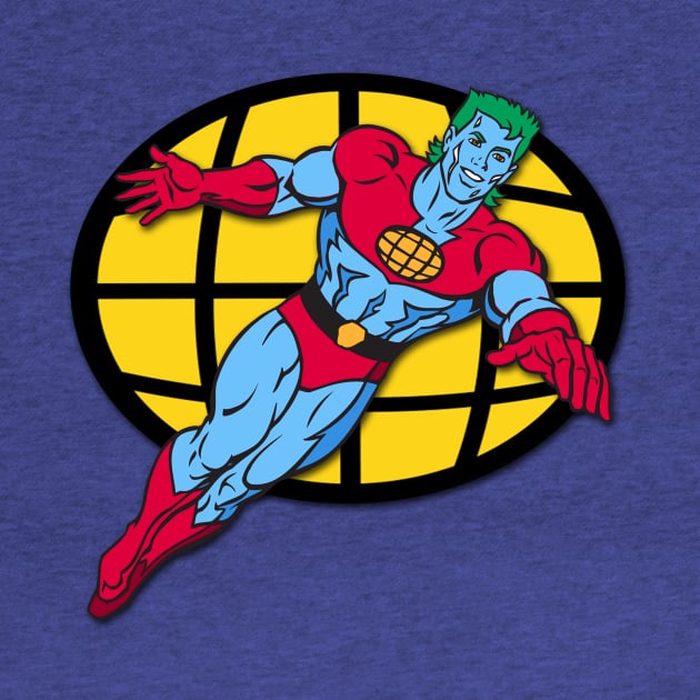 Captain Planet by BigOrangeShirtShop